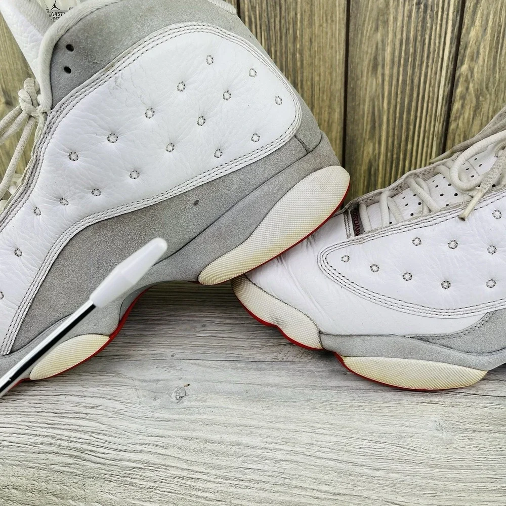 Nike Air Jordan 13 Retro Wolf Grey Men's Size 11, 414571-160 Sneakers No Insoles
